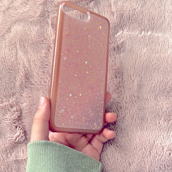 Pink, iPhone eight/8 plus phone case. Durable. One inch above screen, not crack. - Picture 4 of 8